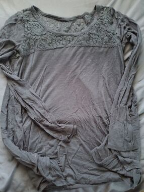 HOLLISTER Dark Blue Top, Size: Medium